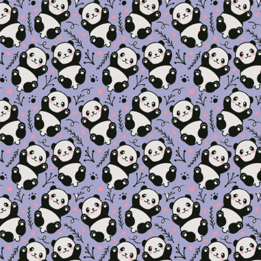 Tela sublimada pandas1- 1.5M x 1M