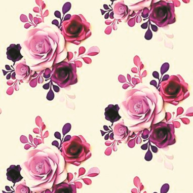 Tela sublimada Flores 3 - 1.5M x 1M