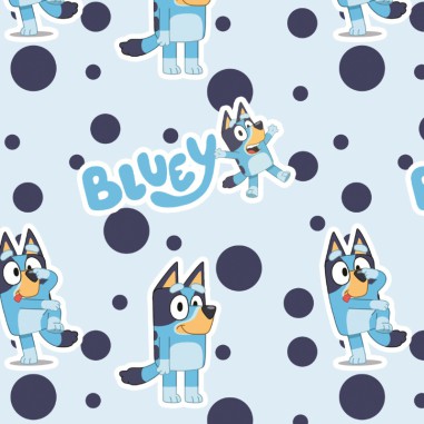 Tela sublimada  bluey 4 - 1.5M x 1M