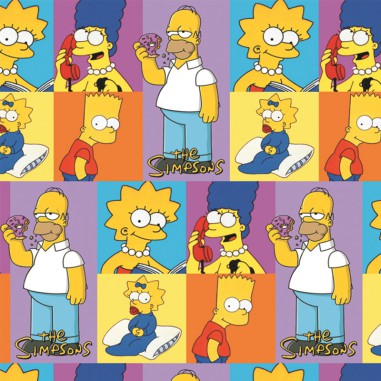 Tela sublimada   Los Simpsons 2- 1.5M x 1M