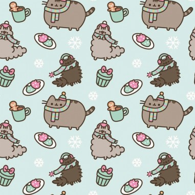 Tela sublimada - pusheen 2 - 1.5M x 1M