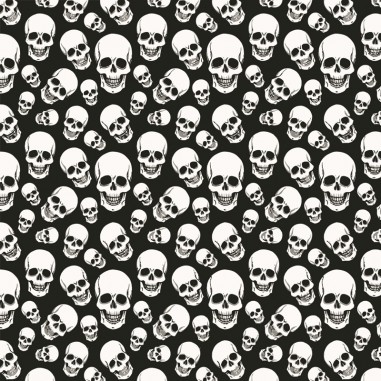 Tela sublimada  Calavera 01- 1.5M x 1M