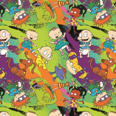 Tela sublimada - Rugrats tie dye  - 1.5M x 1M