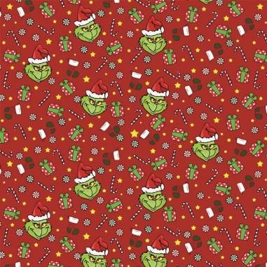 Tela sublimada Grinch 2 - 1.5M x 1M