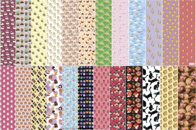 Tela sublimada para Scrunchies 7 - 1.5M x 1M