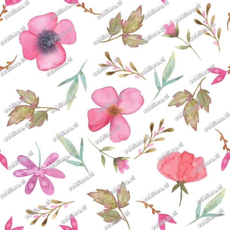 Tela sublimada Flores - 1.5M x 1M